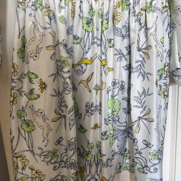 Tory Burch Printed Silk Twill Dress - Picture 7 of 12